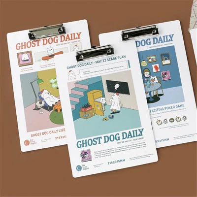 Dog Ghost Personalized Clipboard