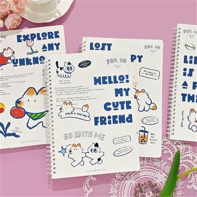 Lost Fox Coil Notebook
