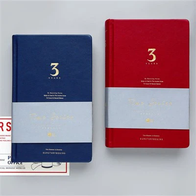 Three Years Hardcover Notebook