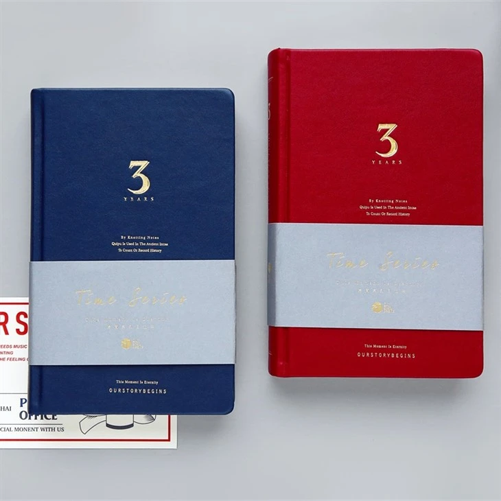 Three Years Hardcover Notebook
